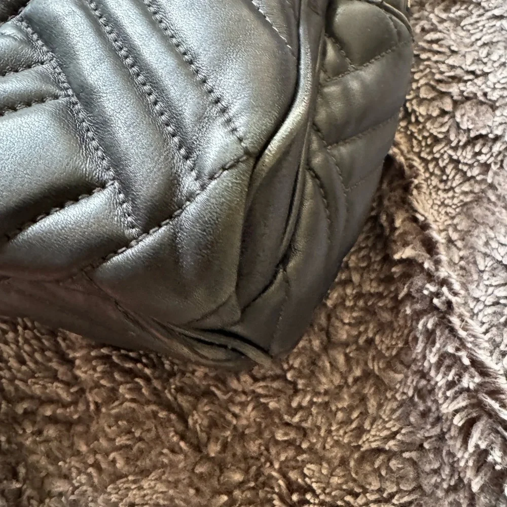 MICHAEL KORS Abbey Black Quilted Backpack